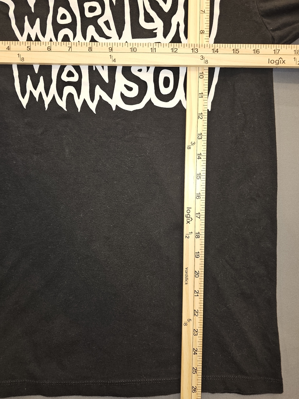 Marilyn Manson Graphic Tee - Official Band Merch - Black - Picture 3 of 5